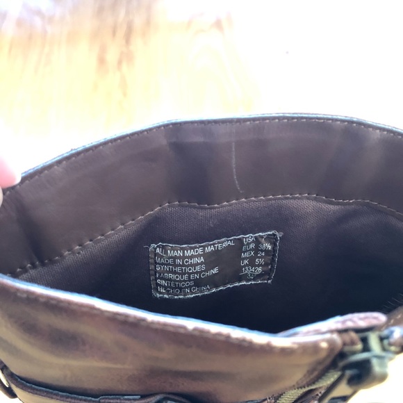 Brown Zip Boots - Picture 4 of 5